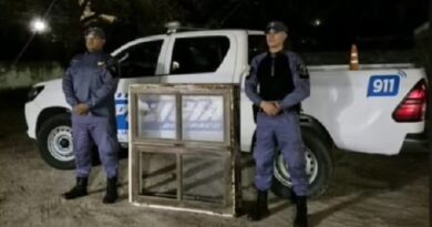 LA CLOTILDE- RECUPERAN UNA VENTANA SUSTRAÍDA Y COMERCIALIZADA MOMENTOS ANTES