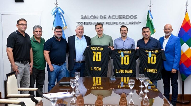 ESTE VIERNES: EL GOBERNADOR ZDERO RECIBIÓ A LA CONFEDERACIÓN ARGENTINA DE HANDBALL